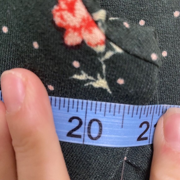 Free People Dress Womens SZ M  Celia Mini Green Floral Emerald Jewel Combo - Picture 10 of 11